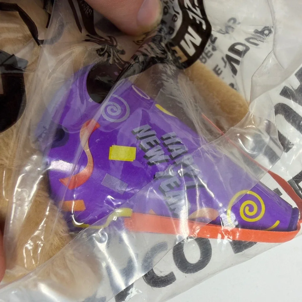 Vintage Taco Bell Talking Chihuahua Happy New Year Plush Toy Sealed 1999 Mascot